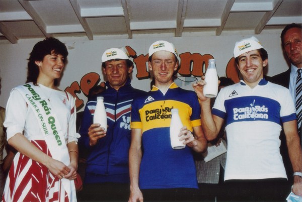 1982 Ras podium Carrick - Vinny Kelly