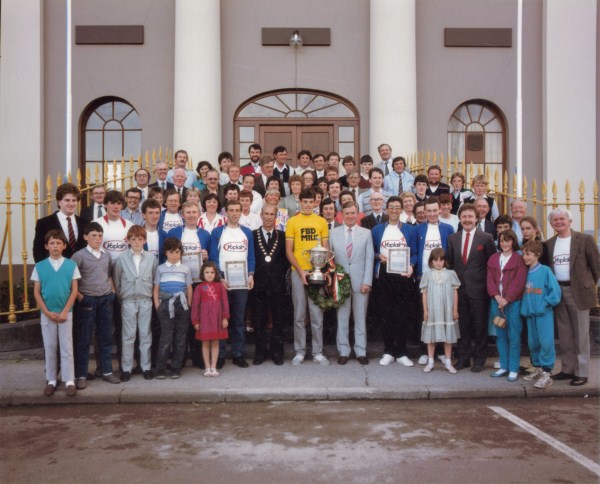 1986 Town hall Carrick for Ras reception