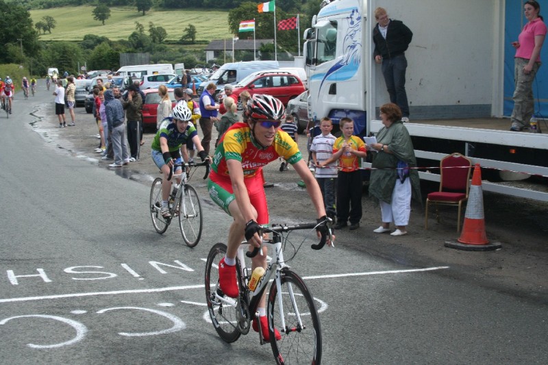 Cian power finishing the Combined Race