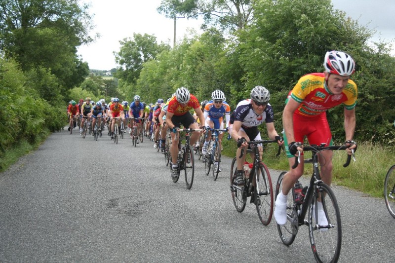 Pat Kenealy on the front of the Combined Race 2